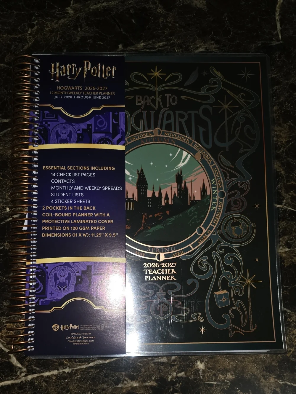 2026-27 HOGWARTS DAYPLANNER-TEACHER